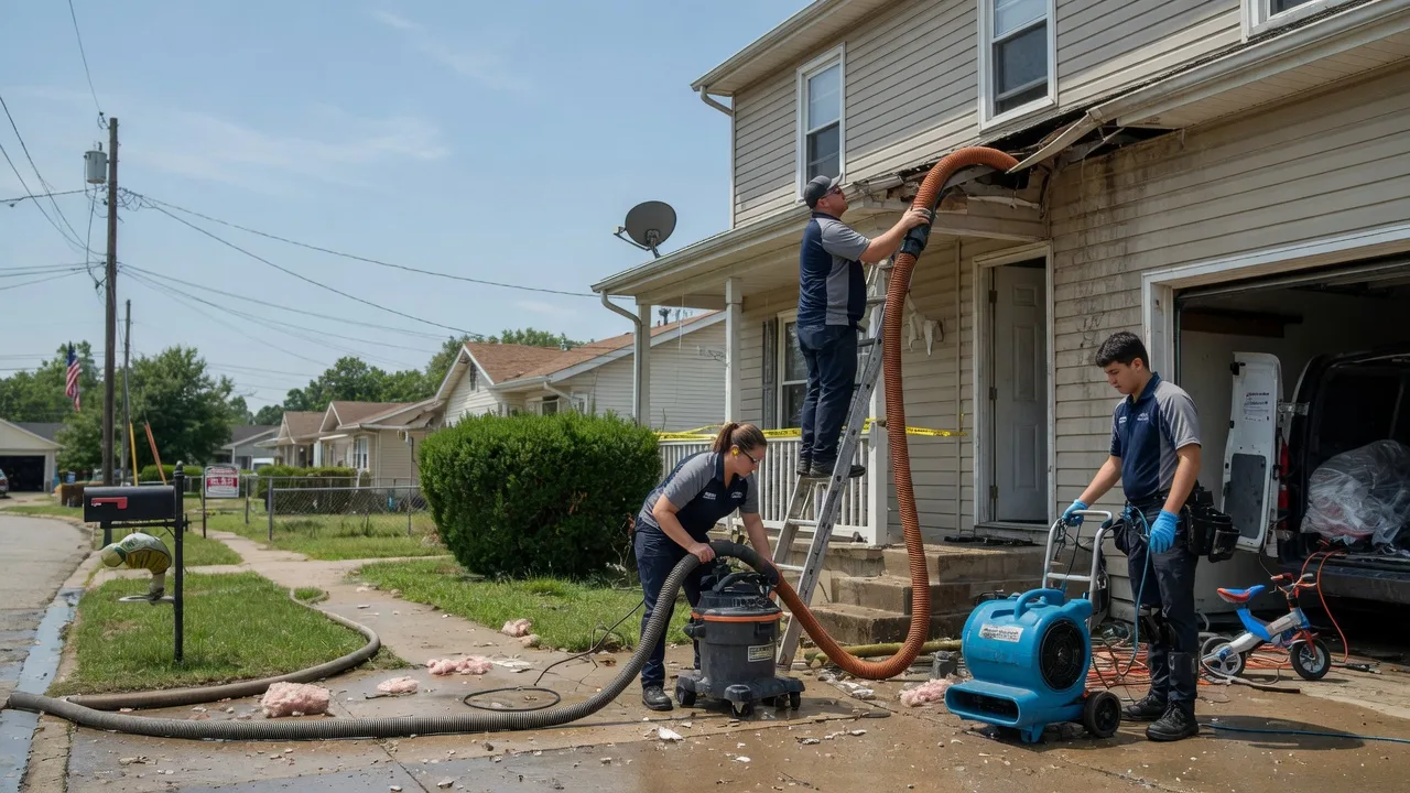 Water Damage Restoration in Williamsville, IL near me